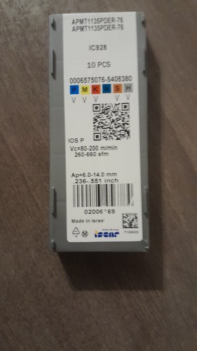 Plaquettes carbure iscar - plaquettes,