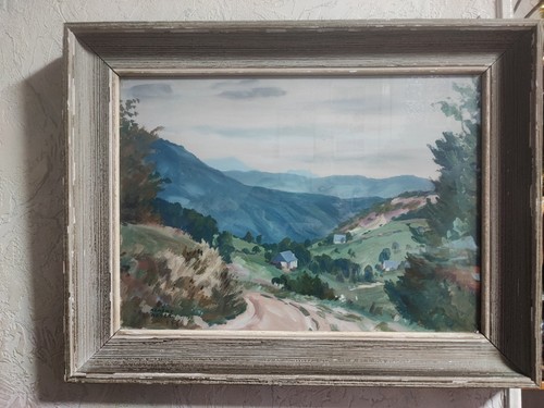 Tableau signé albert - signé, bayer