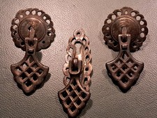 2 poignées entrée serrure