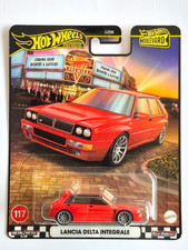 MINIATURE HOT WHEELS PREMIUM REAL RIDERS BOULEVARD 1/64 LANCIA DELTA INTEGRALE