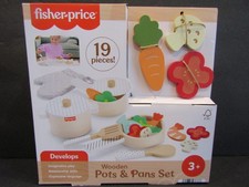 Fisher Price WOODEN POTS &
