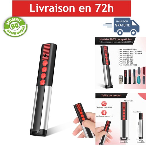 Télécommande 868 mhz portail - mhz,