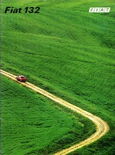 Fiat 132 1972-1973 French Market Sales Brochure 1600, 1600 Special, 1800 Special