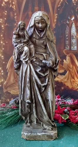 Statue sainte anne - statue, trinitaire
