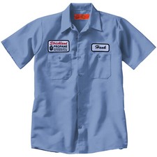 HANK STRICKLAND PROPANE Funny Patch Work SHIRT Halloween costume king of hill