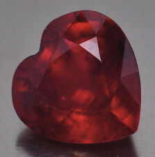 NATURAL RUBY CT. 5.08 HEART SHAPE IN SEALED BLISTER