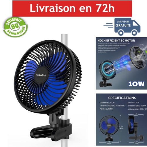 Ventilateur clip tente - , de