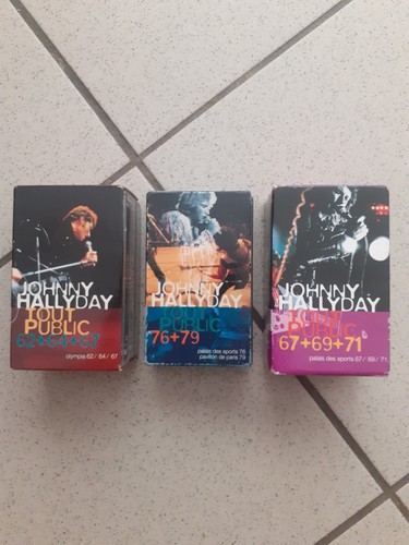 Johnny hallyday coffrets k7 - hallyday,