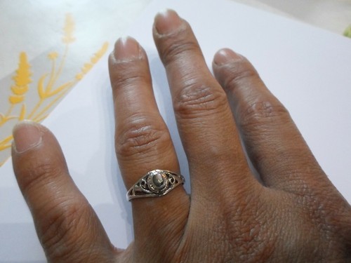 Bague argent massif - bague, en