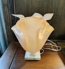 Lampe Georgia Jacob – Drapée – Marbre Artificiel – 31,5 cm – Vintage 80’s