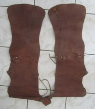 COUVRE SELLE CUIR CHEVAL WW1 CAVALERIE