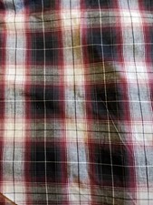 COUPE TISSU COTON CARREAUX NOIR / ROUGE / BLANC / GRIS