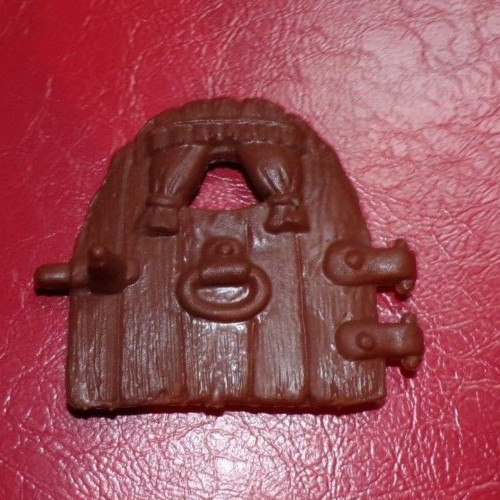 Smurf room door - house,