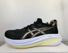 Asics Gel-Nimbus 27 Shoes Womens Size 9.5 Black Athletic Running Gym Sneakers