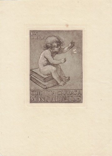 Exlibris livre art - exlibris, radierung