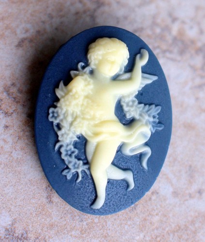 Broche camee médaillon - broche,