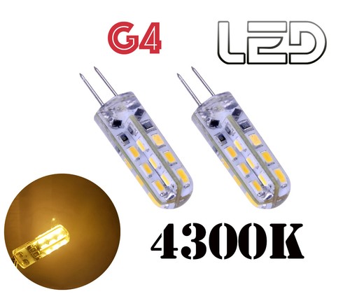 Ampoules led 4300k - 2, g4