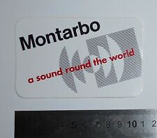 VINTAGE MOTORCYCLE TUNING MONTARBO A SOUND ROUND THE WORLD STICKER STICKER