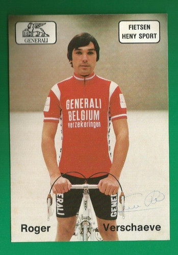 Cyclisme carte cycliste - cyclisme, roger