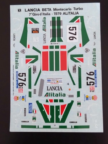 Decal lancia beta - decal,