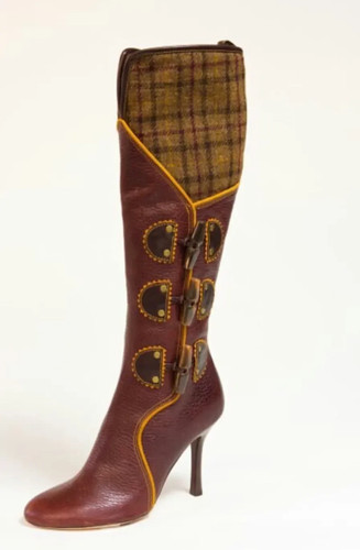Dsquared2 burgundy leather - leather, &