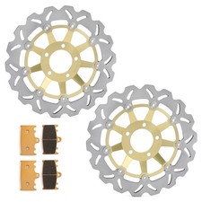 Paire Disques et Plaquettes de frein Avant pour Suzuki RGV 250 1991-1995 RGV250