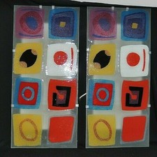 VINTAGE PAIRE D'APPLIQUES