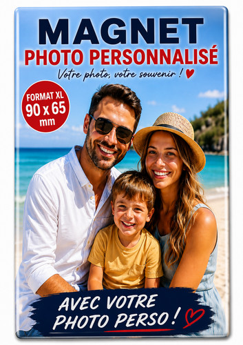 Magnet photo personnalisé - magnet,