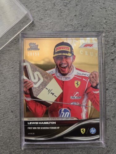 Topps chrome lewis hamilton - lewis,