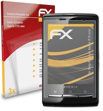 3x Film Protection d'écran pour Sony-Ericsson Xperia X10 mini mat&antichoc