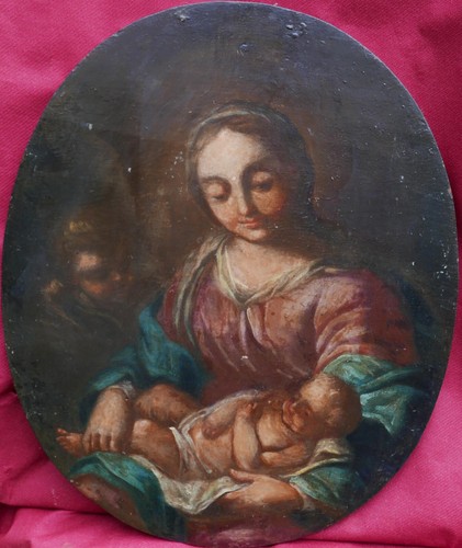 Religious painting virgin and - religious,