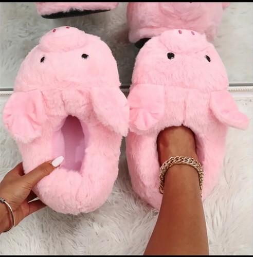 Pantoufles cochon couleur - pantoufles,