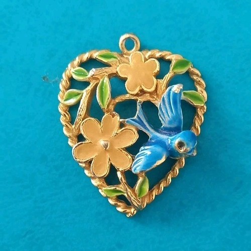 Collier pendentif cœur doré