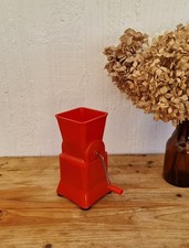 Hachoir manuel vintage orange