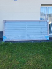 PORTAIL ALU COULISSANT IMITATION 2 VANTAUX-DROIT SEMI-AJOURE-ref CTP-00A1-CL1-