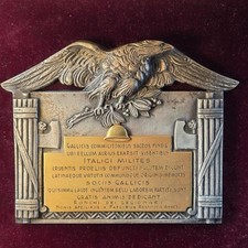 Rare Plaque militaire