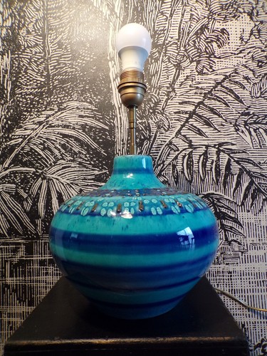 LAMPE-céramique-Signé-DESIGN