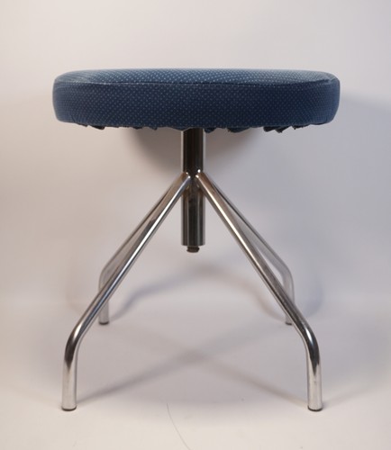 Hocker rond vintage - hocker,