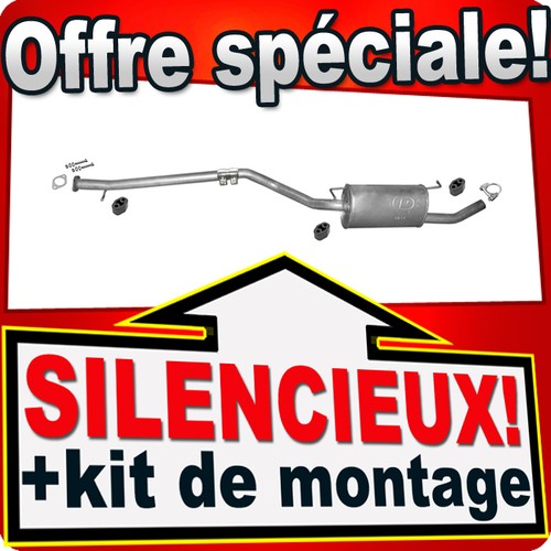 Silencieux intermédiaire pour - silencieux,