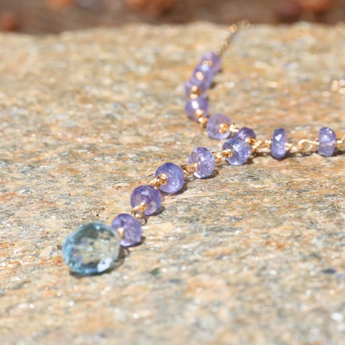 Collier pierre précieuse - collier, en