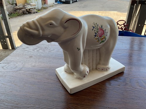éléphant faïence de - Éléphant,