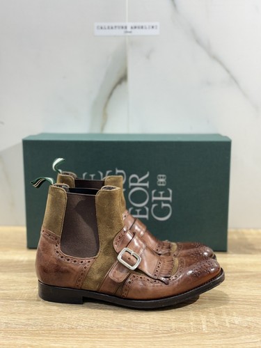 Green george chelsea boot - chelsea,