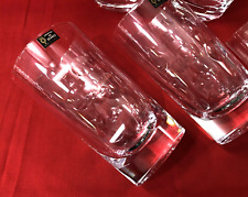 1 SEVRES Crystal Lemonade Orangeade Mug / Glass Signed Circle Decor