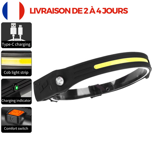 Lampe frontale led ultra - frontale, ,