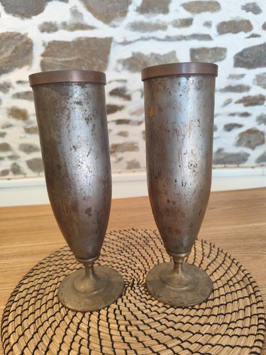 Paire vases anciens style - anciens,