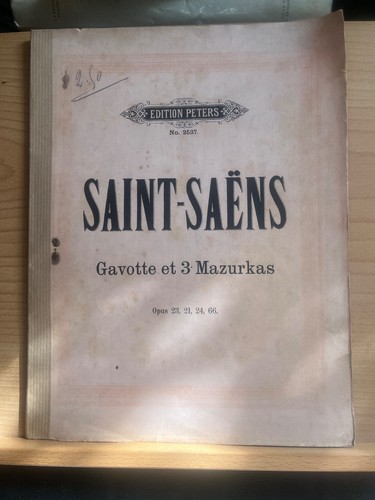 Saint saens gavotte 3 - saint-saens,