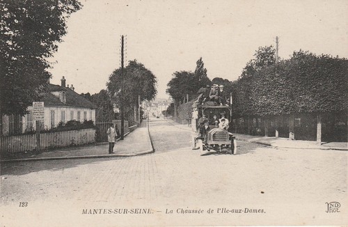 Cpa mantes sur seine - mantes,