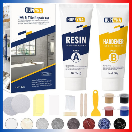 Kit réparation baignoire - kit,