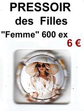 CAOSULE de CHAMPAGNE  PRESSOIR des FILLES  600ex  "Femme"