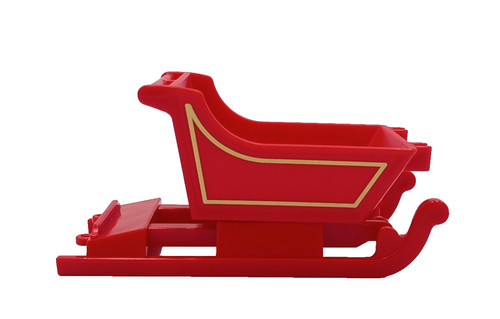 Playmobil sleigh red gold - sleigh, red/gold